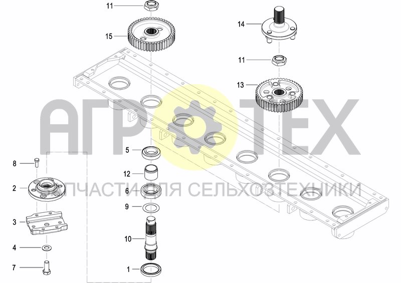 Чертеж CASING AND TRANSMISSION