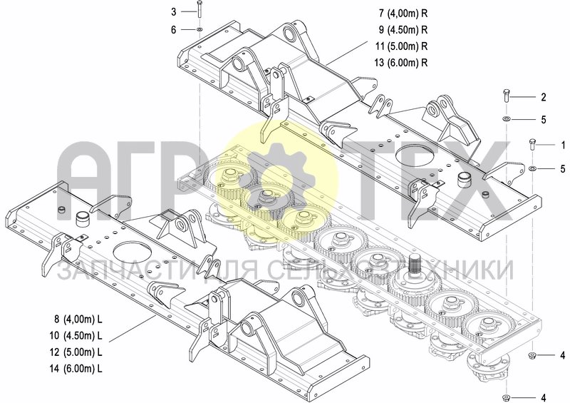 Чертеж CASING AND TRANSMISSION