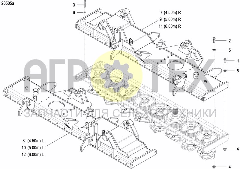 Чертеж CASING AND TRANSMISSION