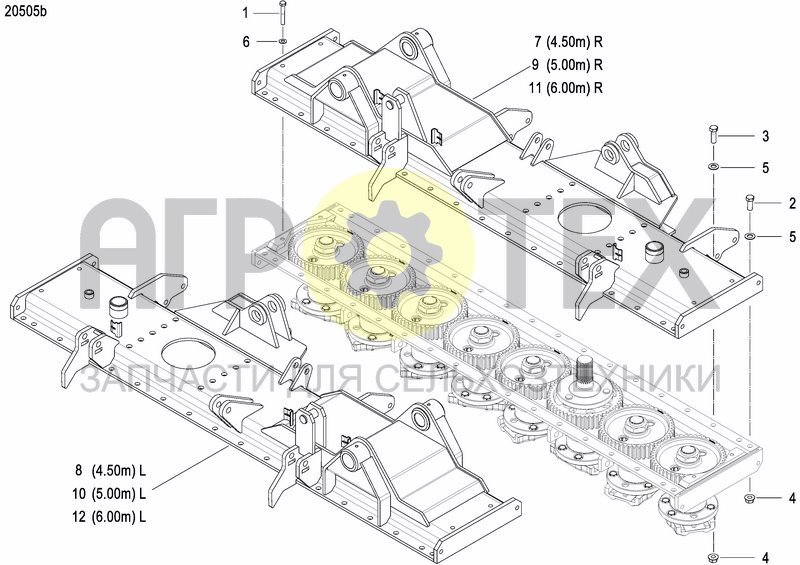 Чертеж CASING AND TRANSMISSION