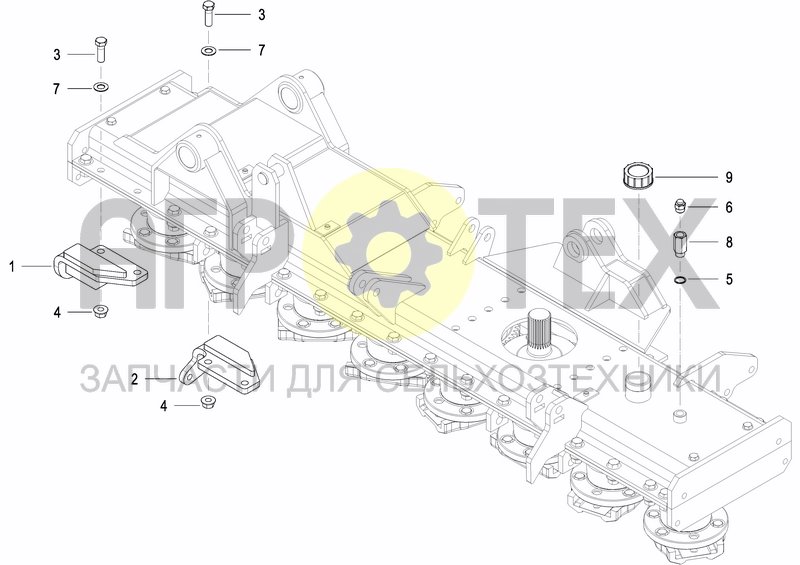 Чертеж CASING AND TRANSMISSION