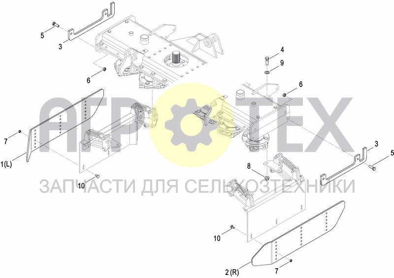 Чертеж SIDE DEFLECTORS