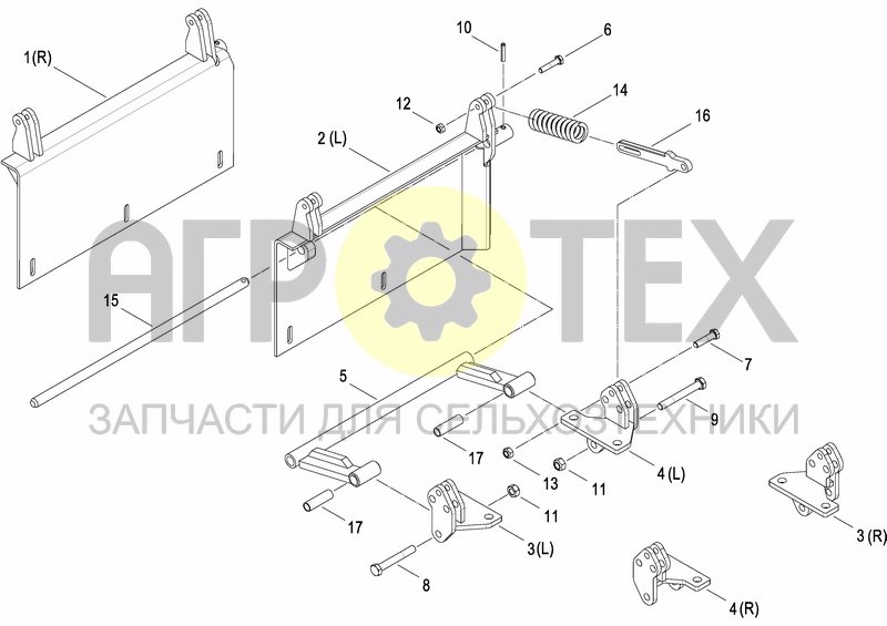 Чертеж SIDE DEFLECTORS