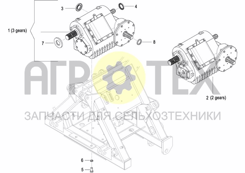 Чертеж CENTRAL GEARBOX