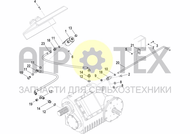 Чертеж CENTRAL GEARBOX