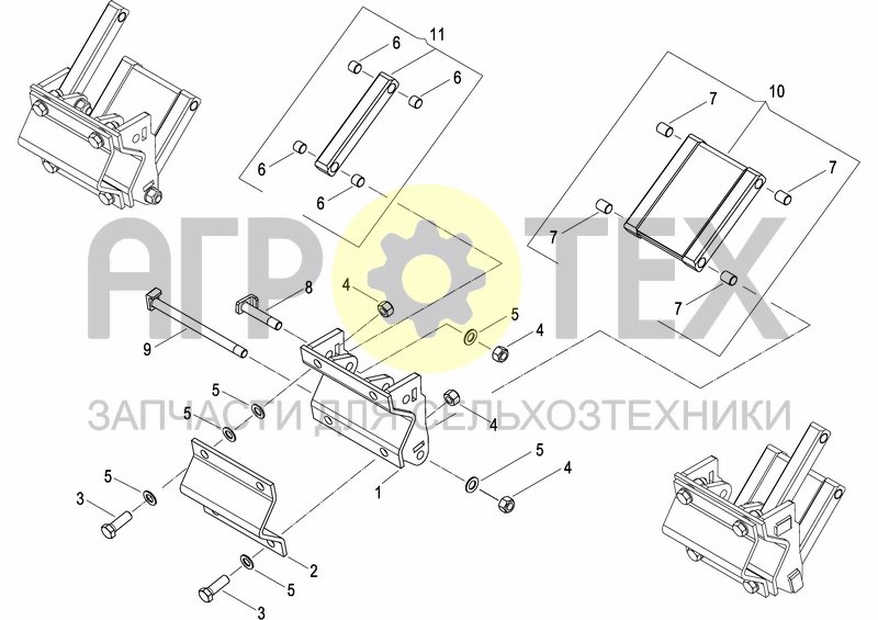 Чертеж ROLLER HITCH