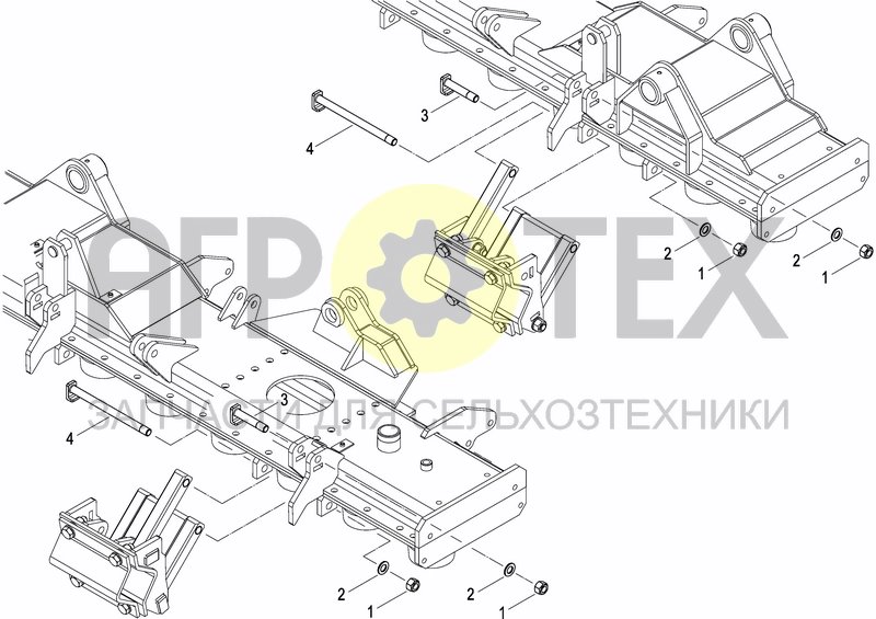 Чертеж ROLLER HITCH