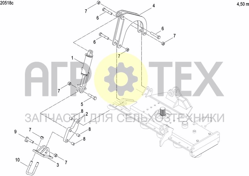 Чертеж ROLLER HITCH