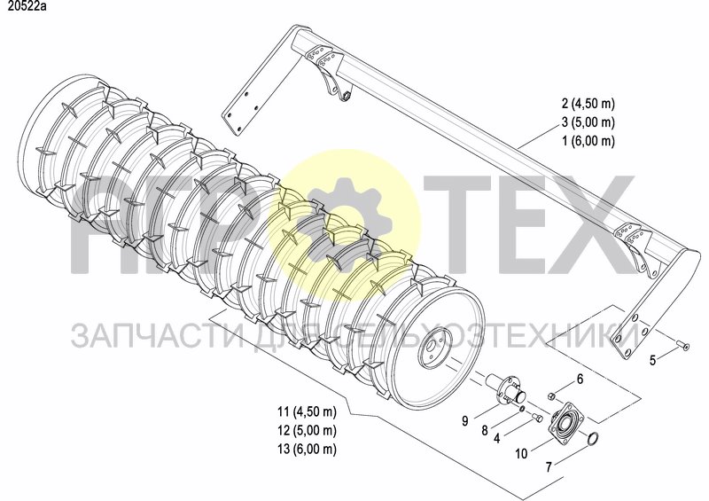 Чертеж CRACKER PACKER ROLLER