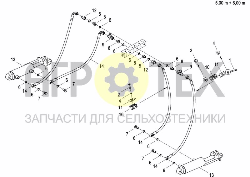 Чертеж HYDRAULIC SYSTEM