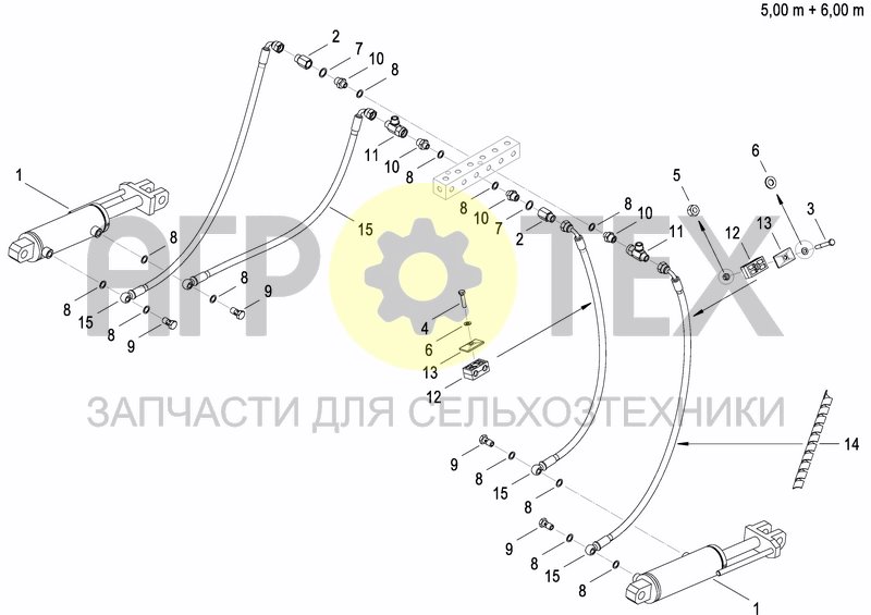 Чертеж HYDRAULIC SYSTEM