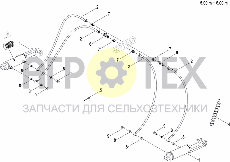 Чертеж ELECTRO-HYDRAULIC SYSTEM