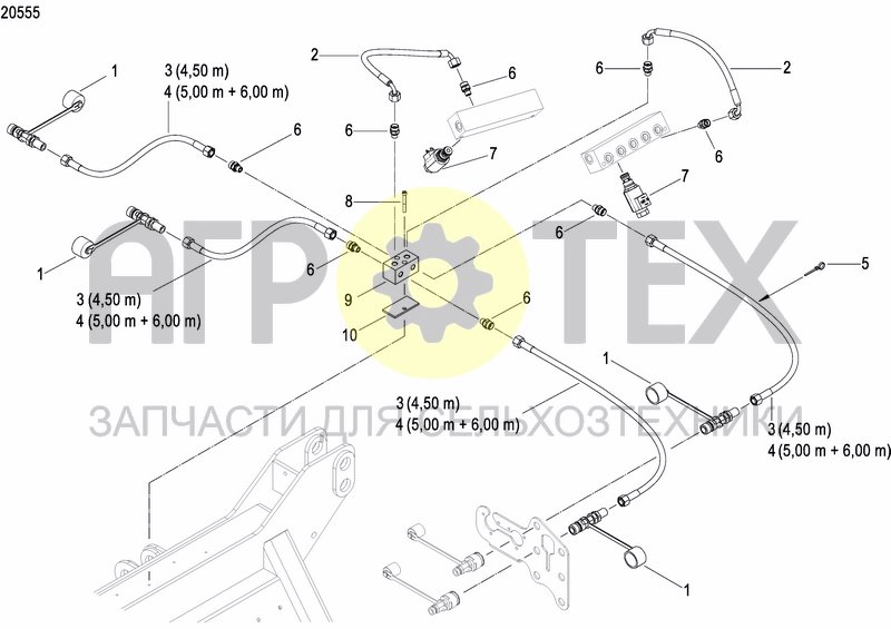 Чертеж HYDR. COULTER PRESSURE ADJUSTMENT