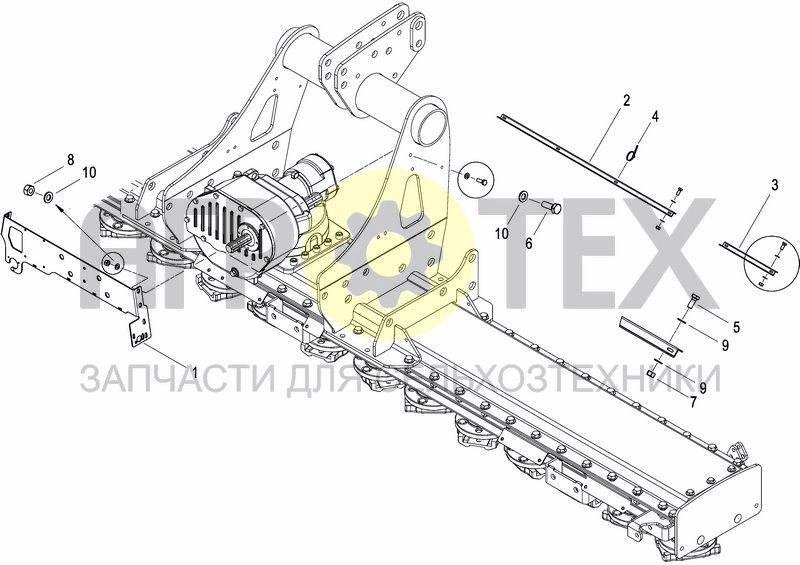 Чертеж DISC MARKER SINGLE HYDR.FOLDABLE