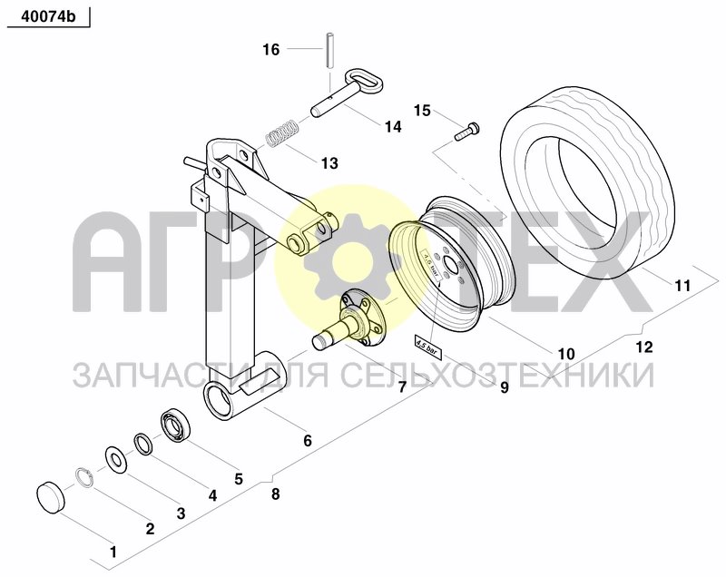 Чертеж LENGTHWISE TRANSPORT KIT