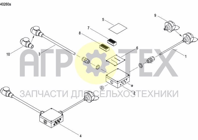 Чертеж ELECTRICAL SYSTEM DF1 AND DF2