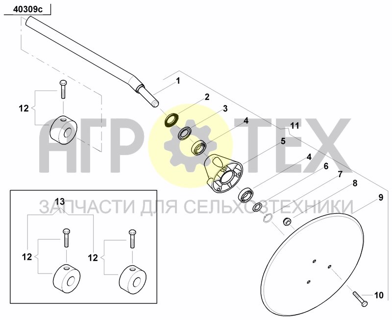 Чертеж MARKER DISC