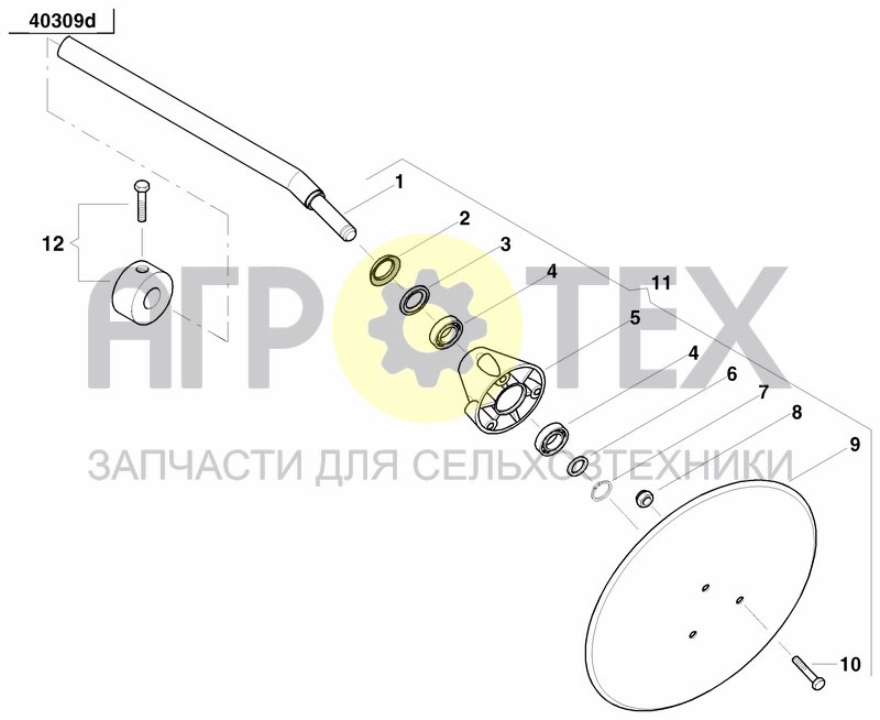 Чертеж MARKER DISC