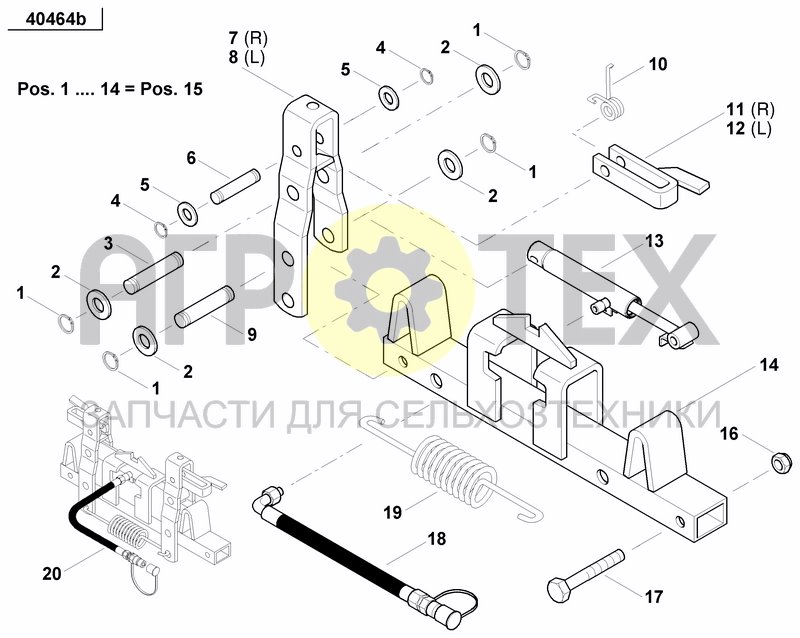 Чертеж DISC MARKER WITH HYDR. CHANGER