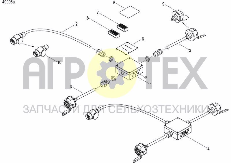 Чертеж ELECTRICAL SYSTEM DF1 AND DF2