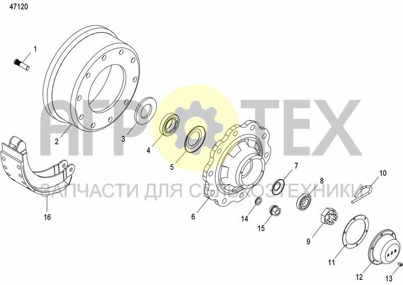 Чертеж TRANSPORT WHEEL