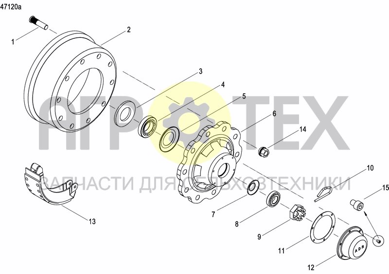 Чертеж TRANSPORT WHEEL