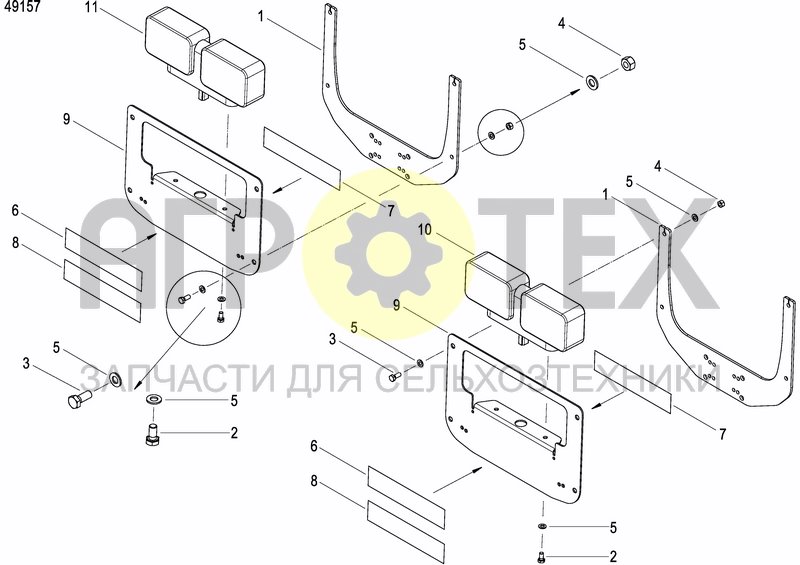 Чертеж LIGHTING EQUIPMENT NA