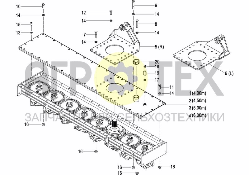 Чертеж CASING AND TRANSMISSION