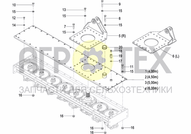 Чертеж CASING AND TRANSMISSION