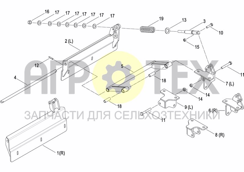 Чертеж SIDE DEFLECTORS