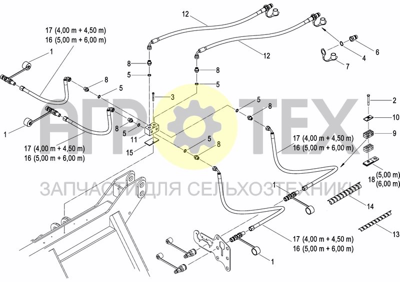 Чертеж HYDRAULIC COULTER BAR LIFTING