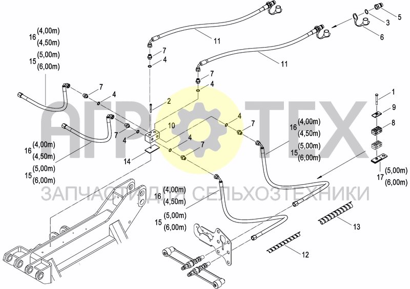 Чертеж HYDR. COULTER PRESSURE ADJUSTMENT