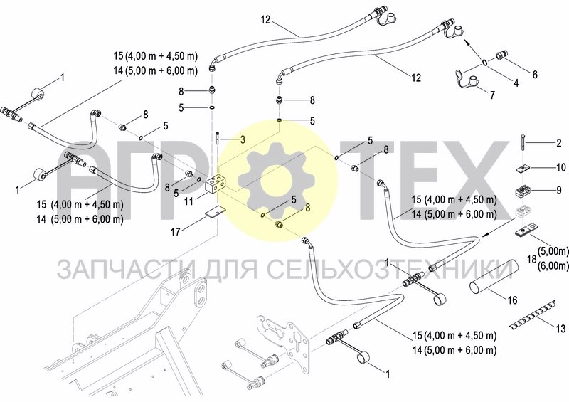 Чертеж HYDR. COULTER PRESSURE ADJUSTMENT