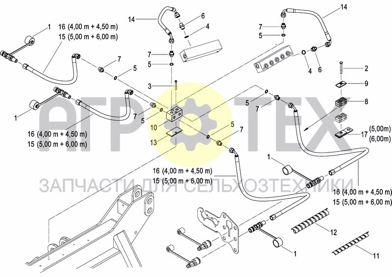 Чертеж HYDR. COULTER PRESSURE ADJUSTMENT