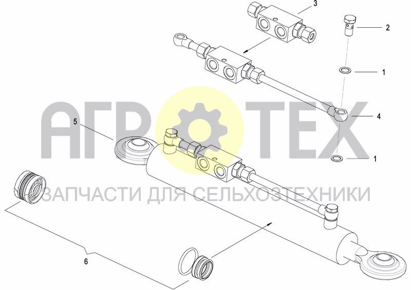 Чертеж DISC MARKER SINGLE HYDR.FOLDABLE