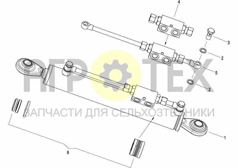 Чертеж DISC MARKER SINGLE HYDR.FOLDABLE