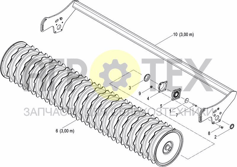 Чертеж ACTIPACK ROLLER Only 3m