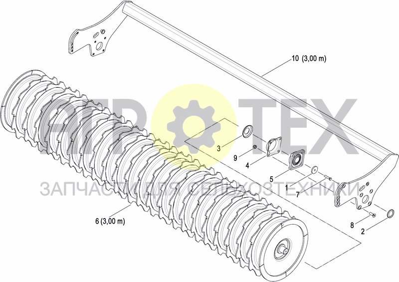 Чертеж ACTIPACK ROLLER