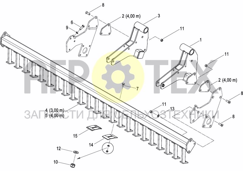 Чертеж PACKER ROLLER ?500 MC-DRILL VERSION