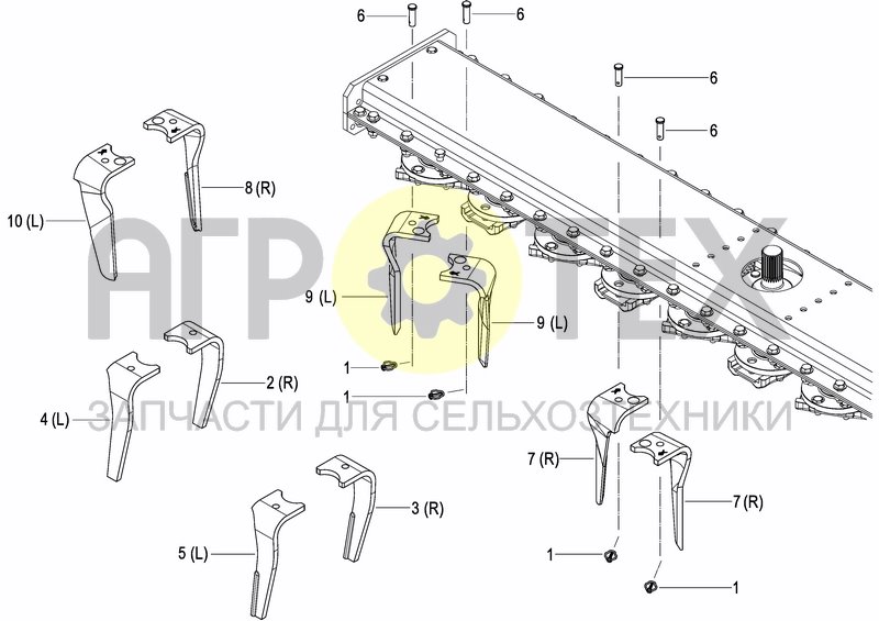 Чертеж FRAME AND TRANSMISSION