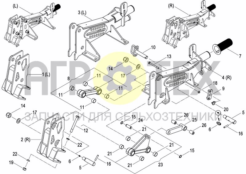 Чертеж PRO ROLLER ATTACHMENTS