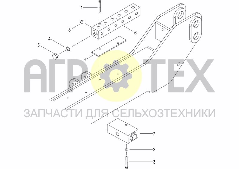 Чертеж ELECTRO-HYDRAULIC SYSTEM