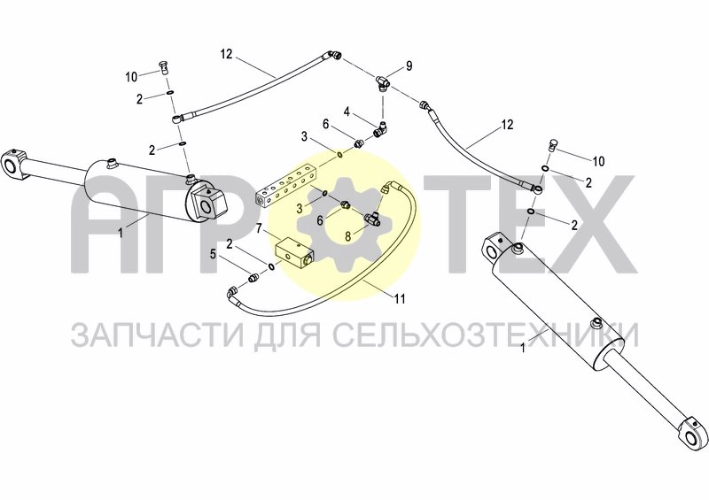 Чертеж ELECTRO-HYDRAULIC SYSTEM