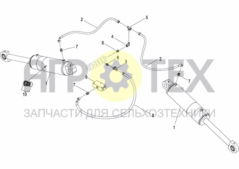 Чертеж ELECTRO-HYDRAULIC SYSTEM