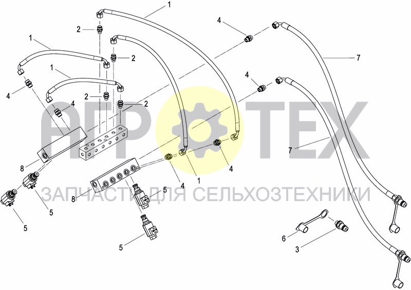 Чертеж ELECTRO-HYDRAULIC SYSTEM