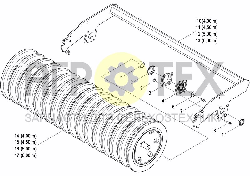 Чертеж FLEXLINE ROLLER