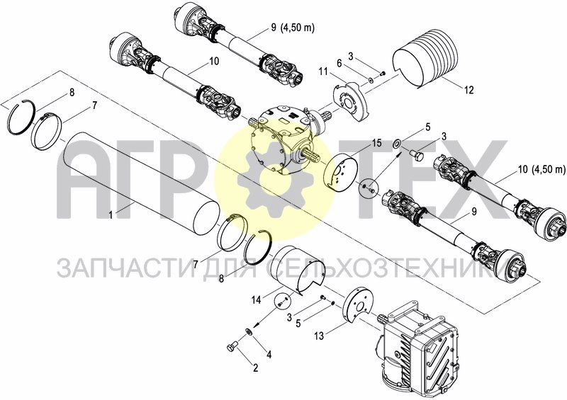 Чертеж UPPER TRANSMISSION