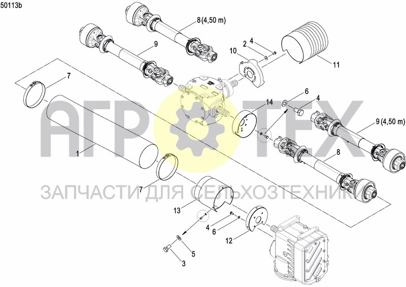 Чертеж UPPER TRANSMISSION