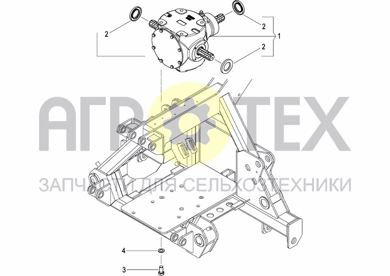 Чертеж CENTRAL GEARBOX