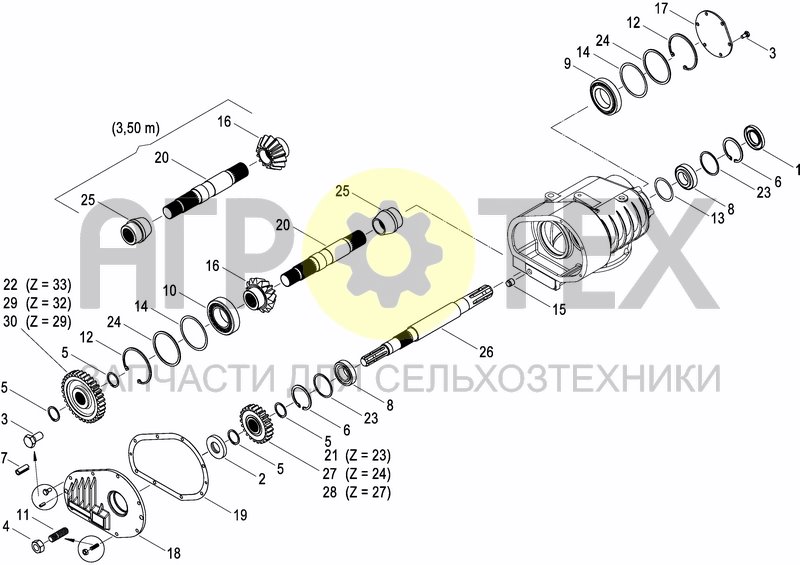 Чертеж GEARBOX